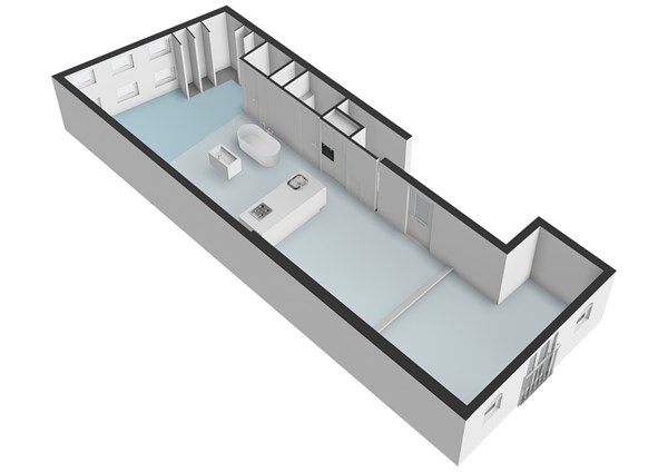 Floor plan - Reguliersgracht 82B, 1017 LV Amsterdam 